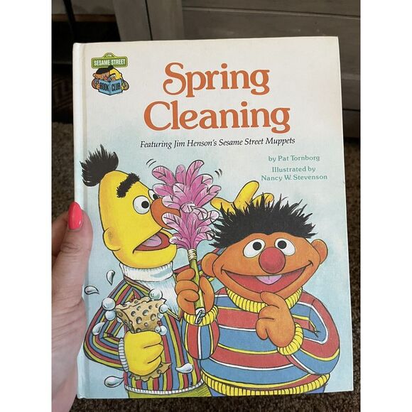 Sesame Street Ser.: Spring Cleaning by Pat‎ Tornborg (1981, Hardcover) - Picture 1 of 2
